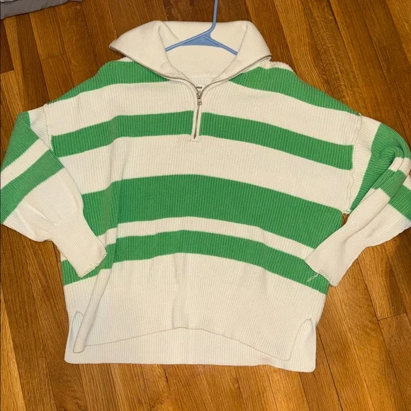 Aerie Beyond Quarter Zip Sweater Size Small - Picture 2 of 4